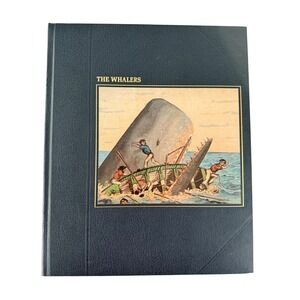 Time-Life Books The Whalers Seafarers Series 1979 Blue Faux Leather Hardcover